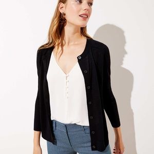 Loft Animal Print Cardigan